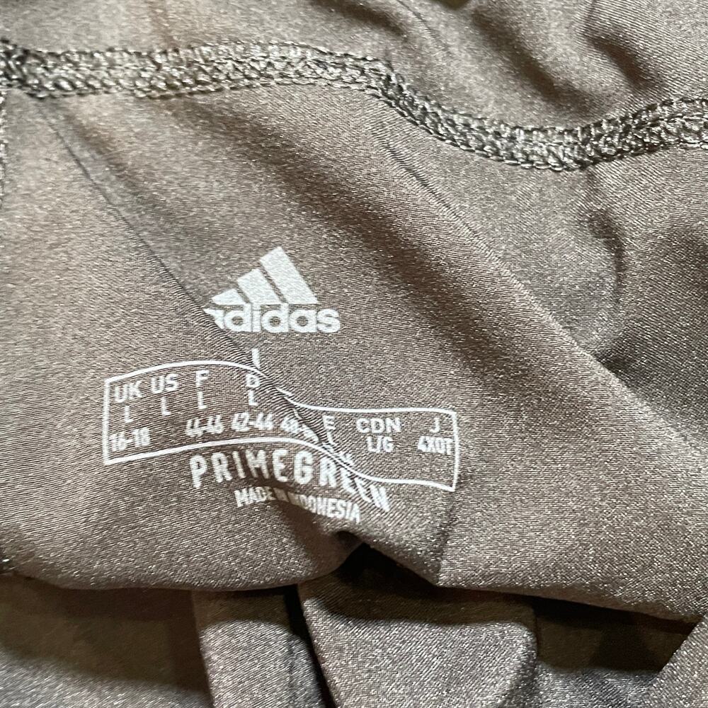 Adidas Womens Pacers Striped Running Shorts black Large - Picture 7 of 9